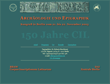 Tablet Screenshot of cilkongress.bbaw.de