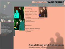 Tablet Screenshot of 150-grimm.bbaw.de